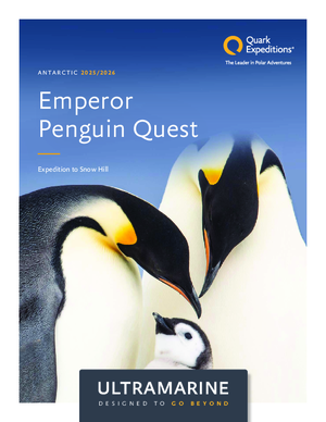 Quark Expeditions Ultramarine Emperor Penguin Quest 2025 2026